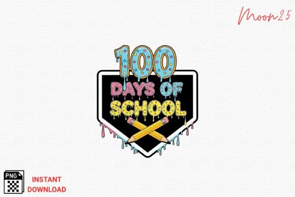 Celebrate a Milestone with Style: Mastering the 100 Days of School Drip PNG Design
