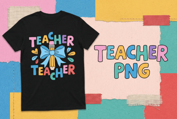 Evaluating the Colorful Teacher PNG Design with Pencil for Creative Projects