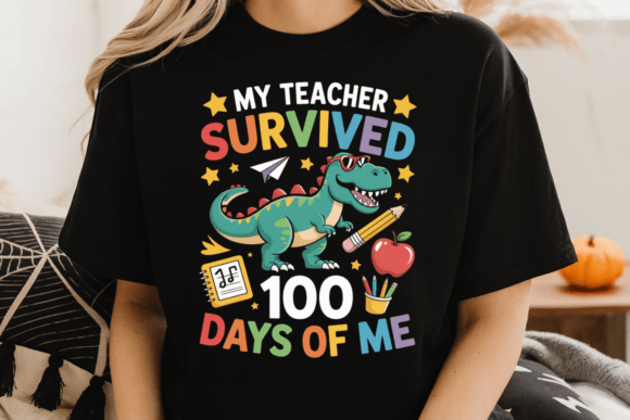 My Teacher Survived 100 Days PNG