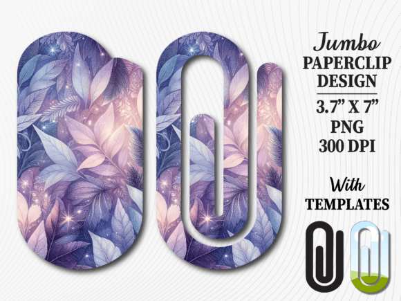 Purple Floral Leaf Jumbo Paperclip PNG: A Guide to Smart Sublimation and Digital Design Choices